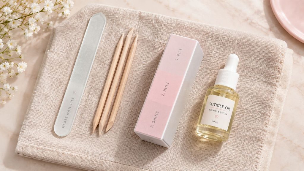 Essential prep tools and accessories included in the best nail starter kits