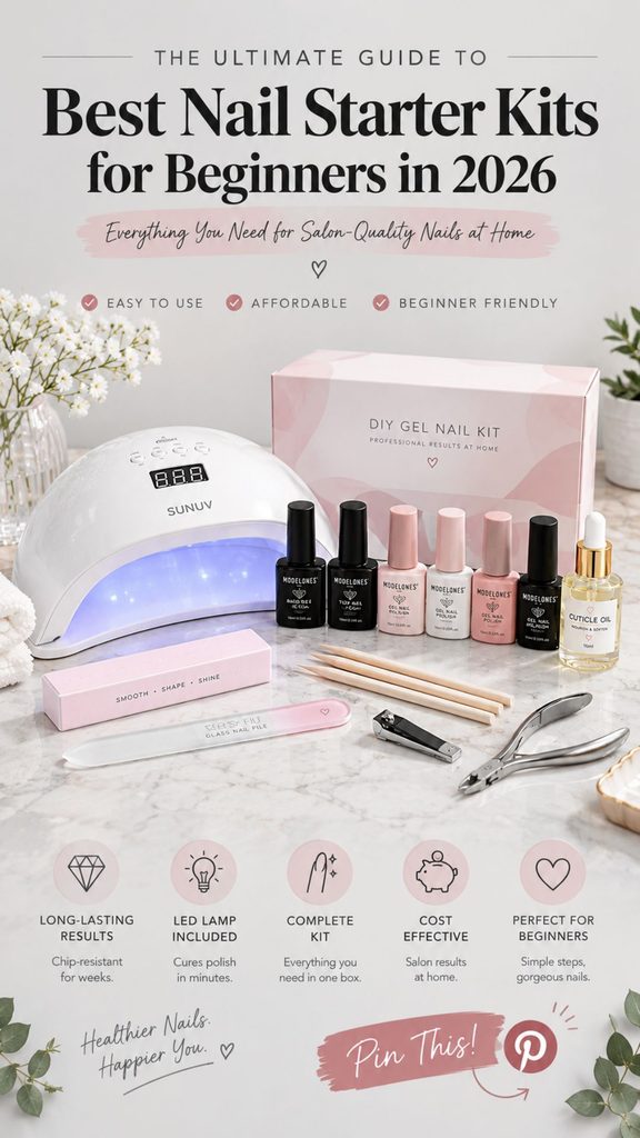 Guide for choosing the best nail starter kits for beginners