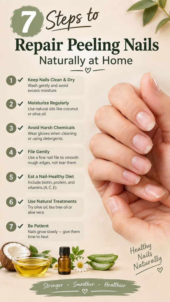 Guide to repair peeling nails naturally