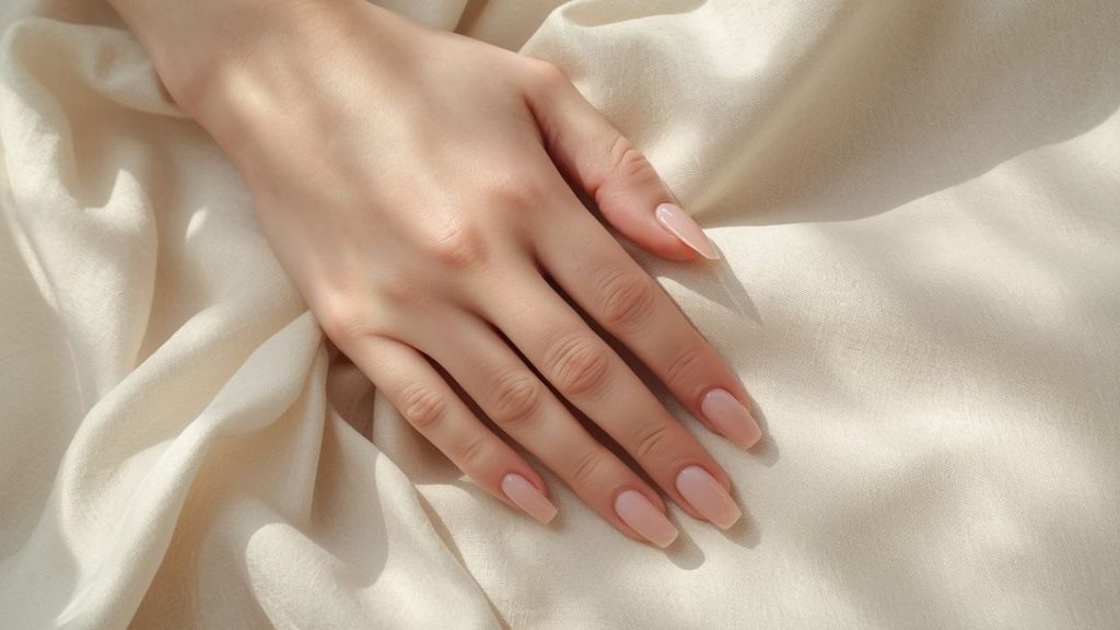 How to grow nails faster naturally showing clean long natural nails