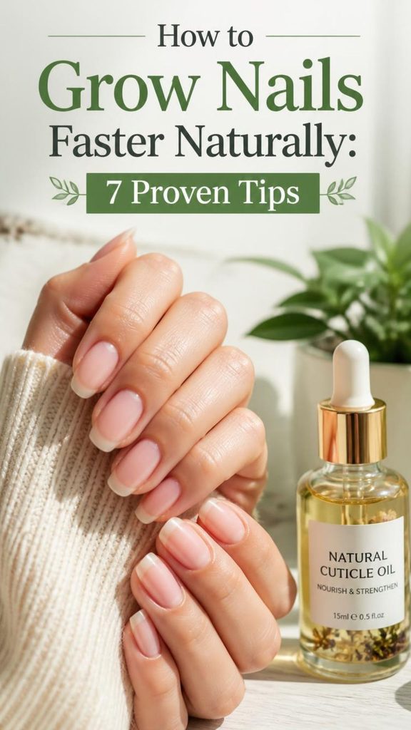 How to grow nails faster naturally tips