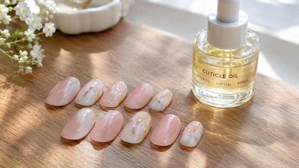 How to reuse press-on nails safely with warm oil soak