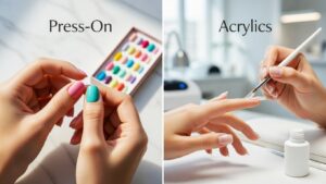 Press-On Nails vs Acrylics
