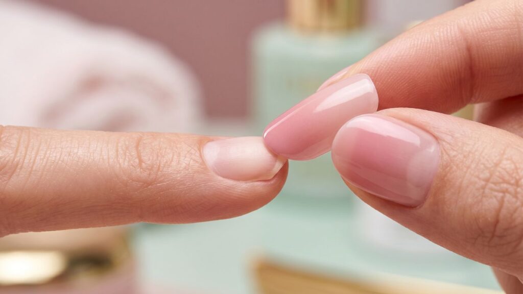 applying glue correctly to make press-on nails last longer