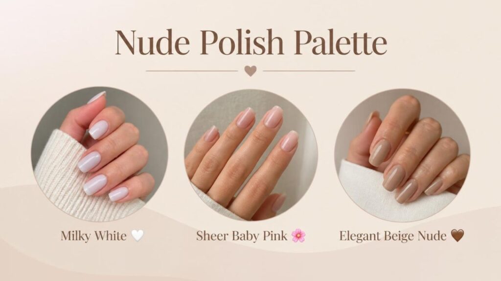 Best nude polish shades for at-home nail care routine